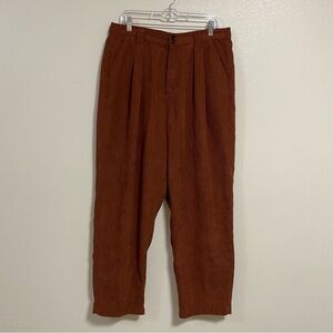 Madewell Pants Women’s Size 14 Brown High waisted corduroy tapered Pants